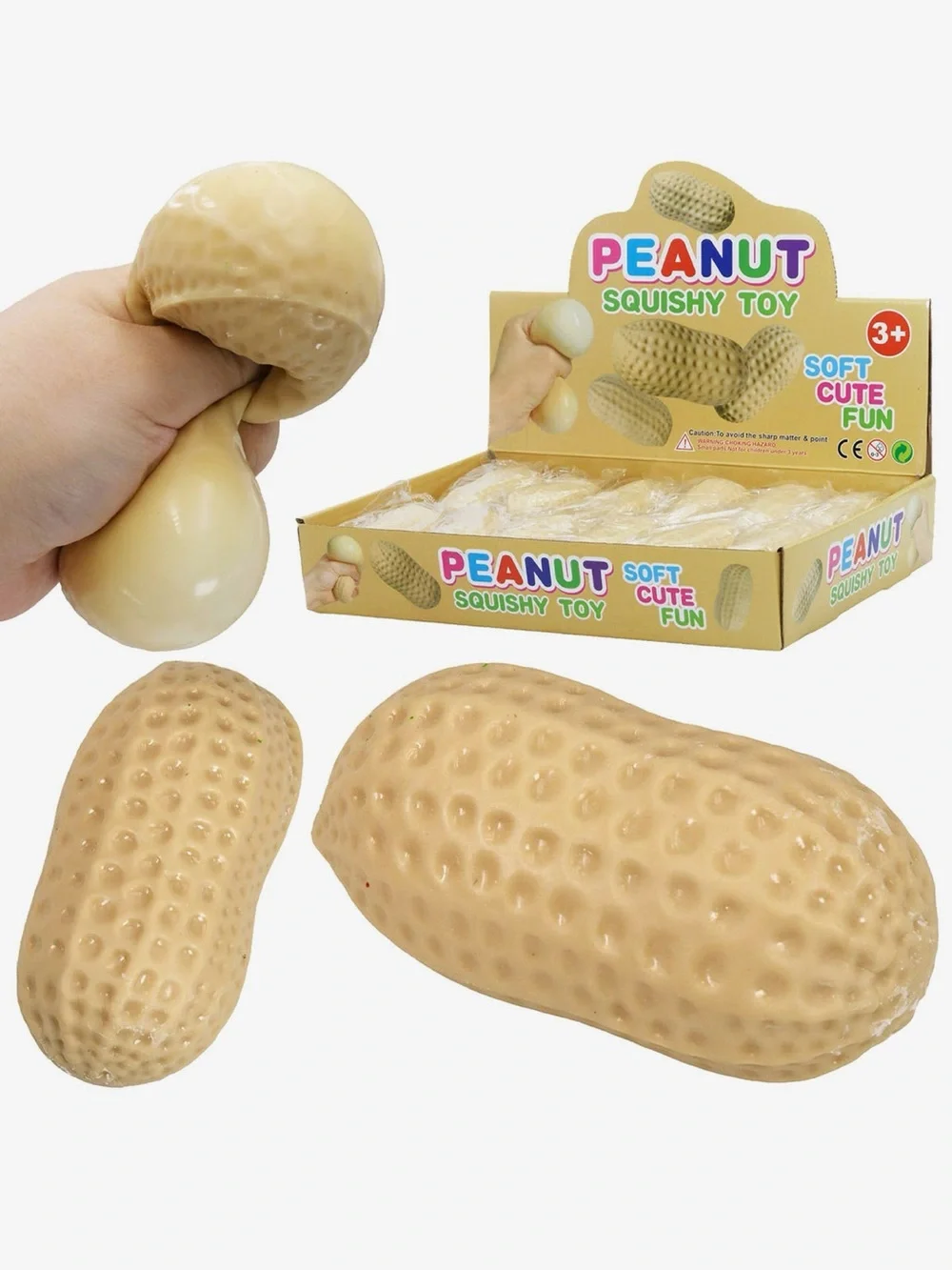 Peanut viral squish toy -12 pc pack